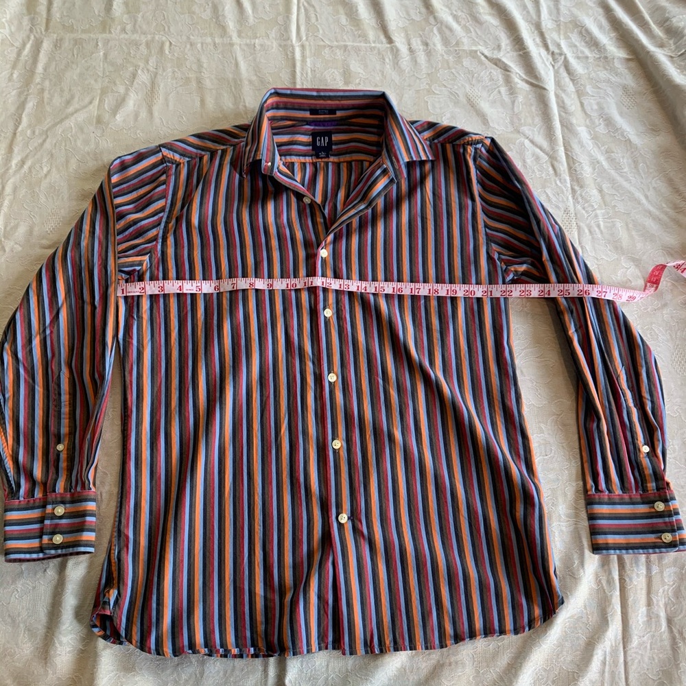 Gap Fitted Premium Shirt, Size Large, Mens 16-16.5